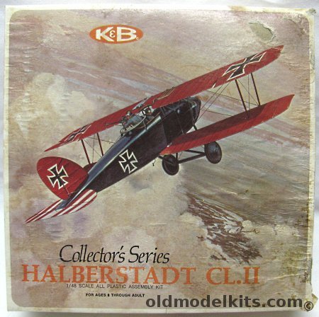 Aurora-KB 1/48 Halberstadt CL.II - (CLII CL-II), 1136-200 plastic model kit